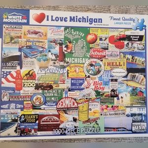 I love Michigan 1000pc Puzzle